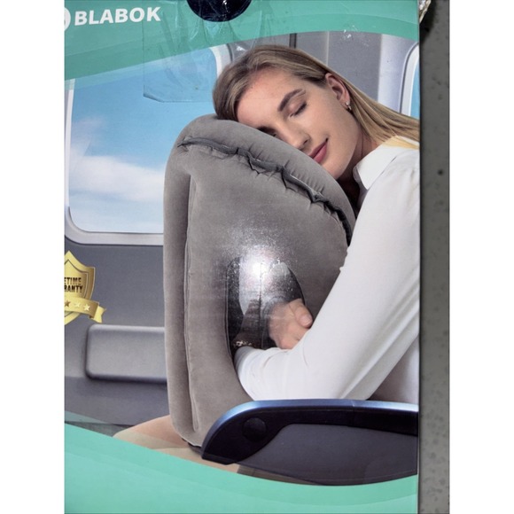 Blabok Other - Blabok Inflatable Travel Pillow,Multifunction Travel Neck Pillow Blue